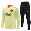 Paris Saint-Germain Sweat d'Entraînement Quarter-Zip 2024-25 Jaune Pour Enfant